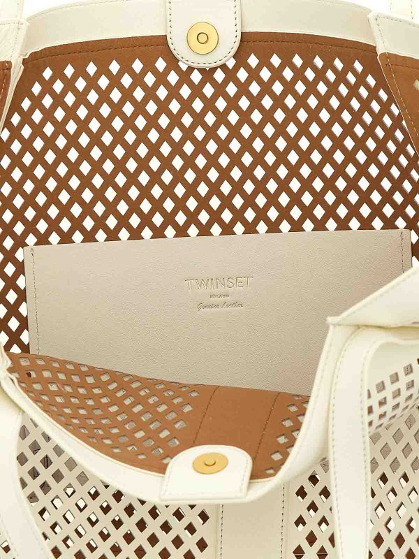 トートバッグ - 白 shop online: TWINSET