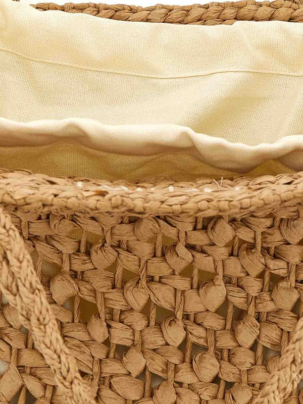 トートバッグ - ベージュ shop online: TWINSET