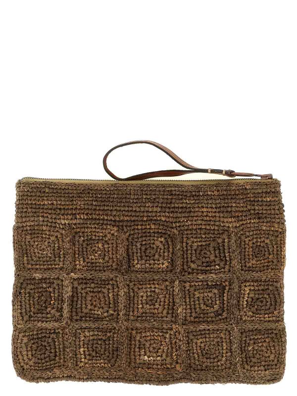 IBELIV: Clutch online - Pochette - Marron