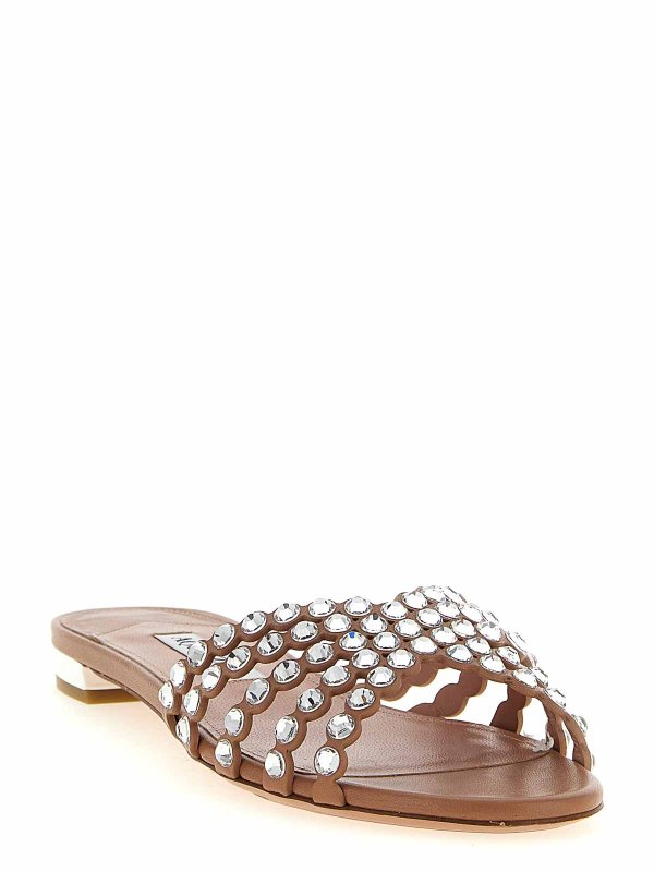 Aquazzura: ビーチサンダル online - ビーチサンダル - ヌードカラー