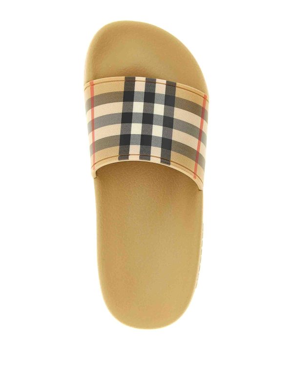 サンダル - ベージュ shop online: BURBERRY