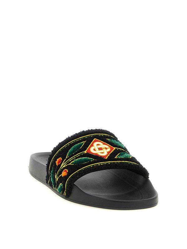 CASABLANCA: サンダル online - サンダル - 黒