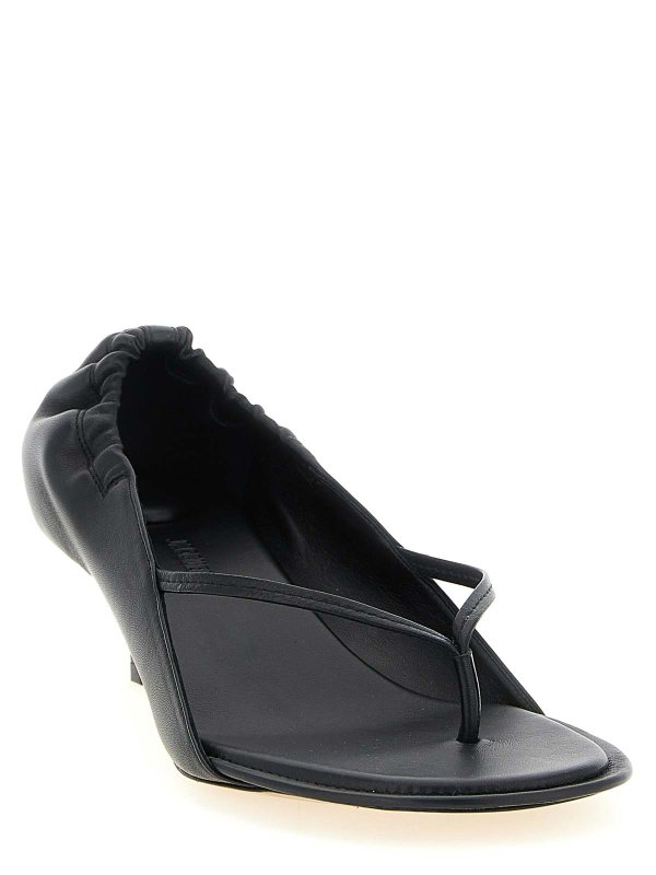 JACQUEMUS: Sandalen online - Sandalen - Schwarz