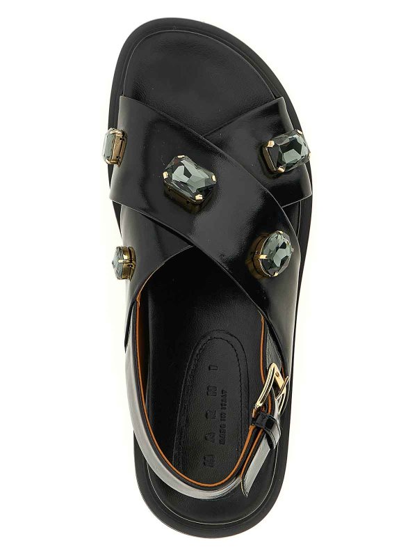 サンダル - 黒 shop online: Marni