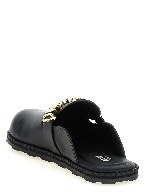 The Best Shops MOSCHINO: Zapatos chinelas - Chinelas - Negro