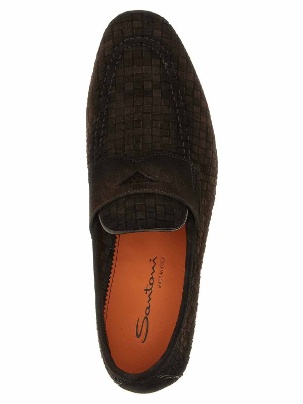 ローファー - ブラウン shop online: SANTONI