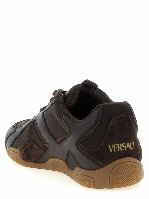 The Best Shops VERSACE: Chaussures de sport - Baskets - Marron