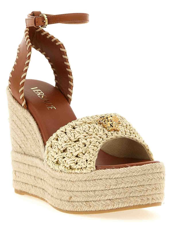 VERSACE: Espadrillas online - Espadrilles - Beige