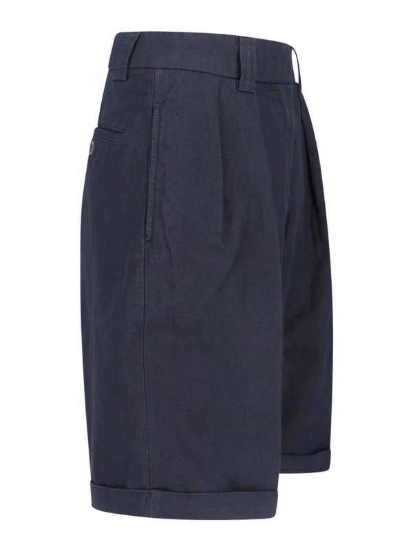 The Best Shops ASPESI: Shorts - Short - Bleu