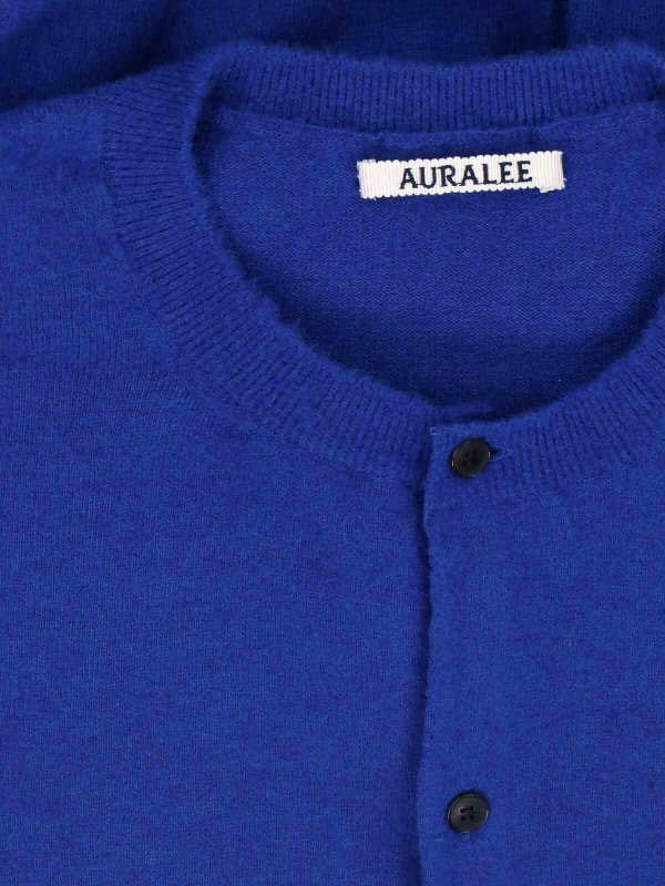 The Best Shops AURALEE: Cardigans - Cardigan - Bleu