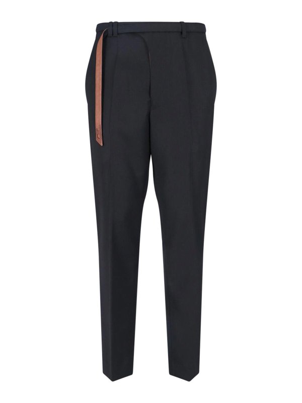 DIESEL: カジュアルトラウザー - カジュアルパンツ - 黒