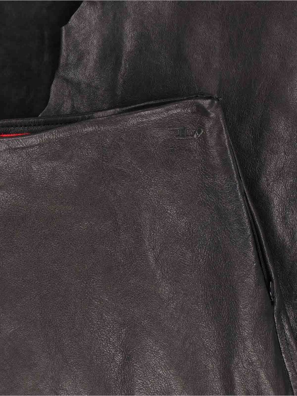 膝丈/ミディスカート - 黒 shop online: DIESEL