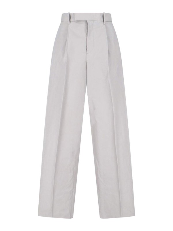 JIL SANDER: カジュアルトラウザー - カジュアルパンツ - グレー