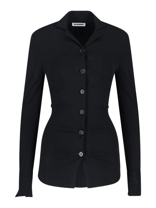 JIL SANDER: Camisas - Camisa - Negro