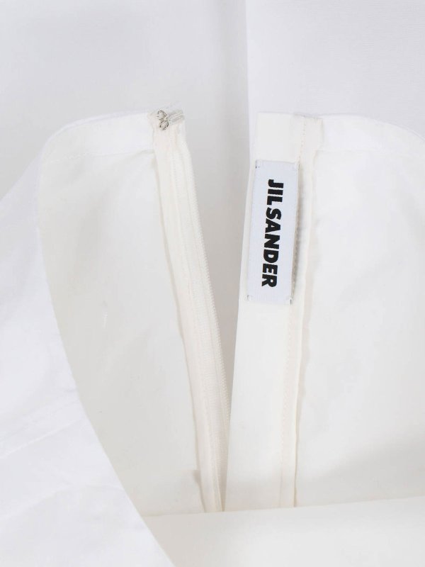 Midirock - Weiß shop online: JIL SANDER