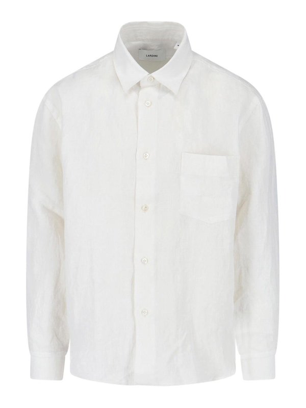 LARDINI: shirts - Linen Shirt