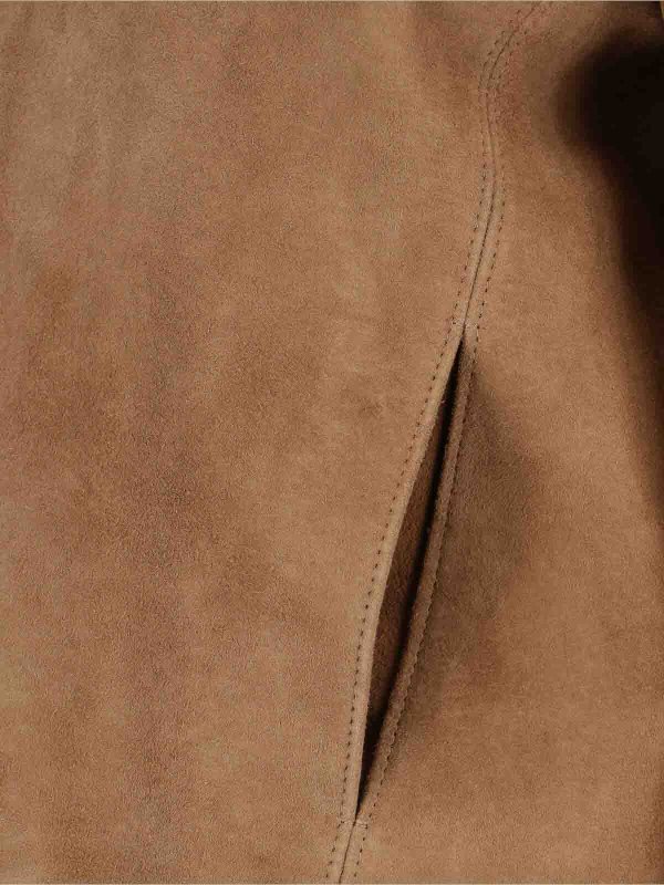 Giacca In Suede shop online: LOW CLASSIC