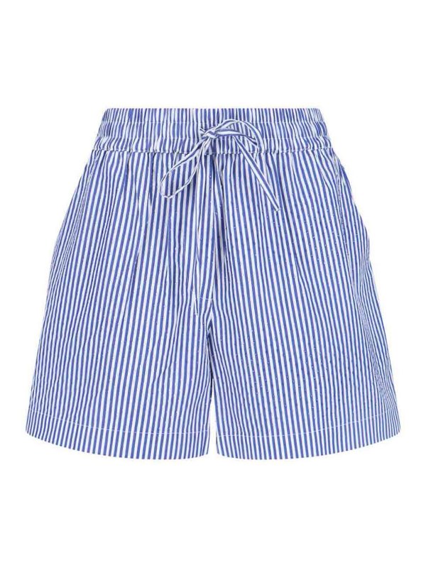 P.A.R.O.S.H.: Trousers Shorts - Striped Shorts
