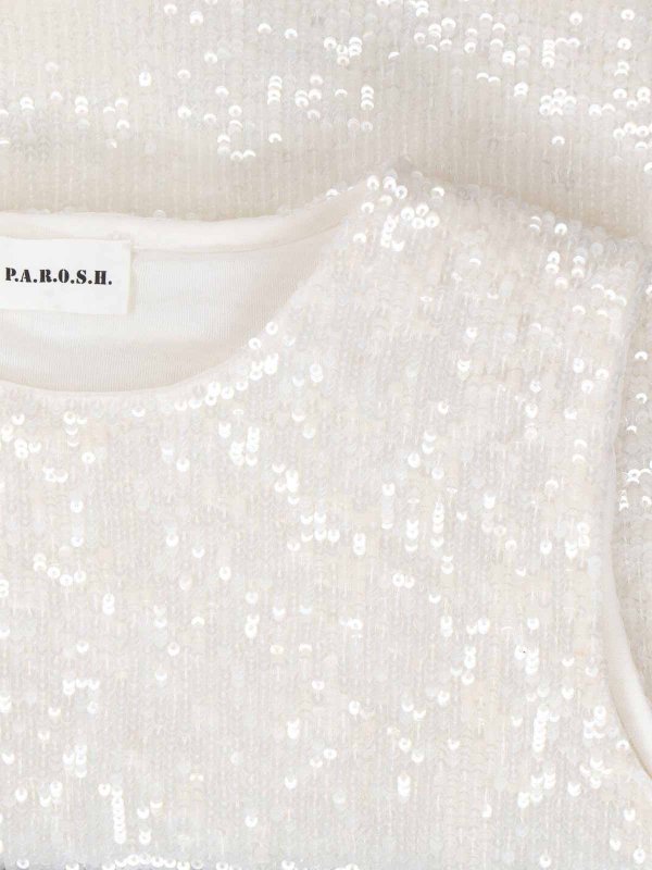 The Best Shops P.A.R.O.S.H.: Tops und Tank Tops - Top - Weiß