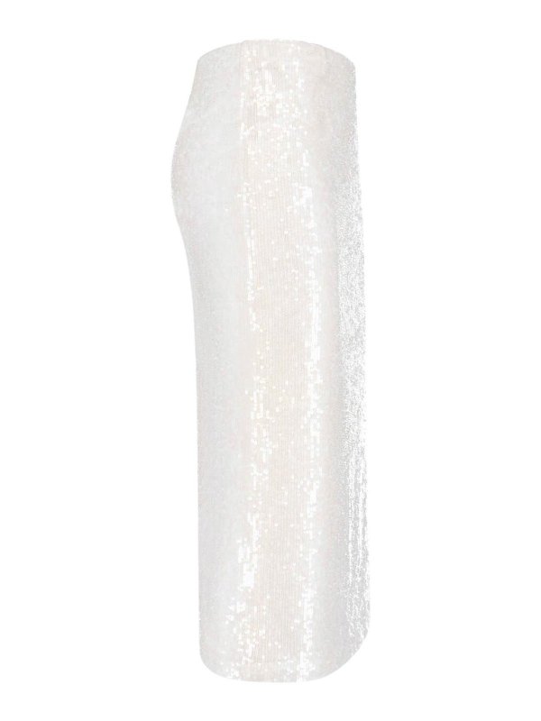 The Best Shops P.A.R.O.S.H.: Faldas media pierna y semilargas - Falda Semilarga - Blanco
