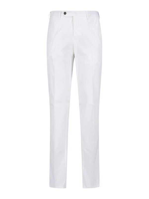 PT TORINO: カジュアルトラウザー - カジュアルパンツ - 白