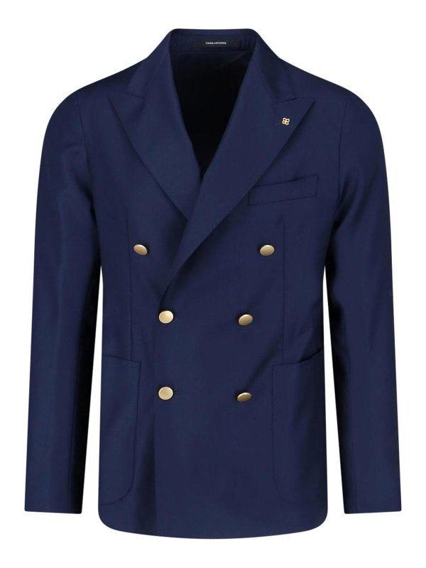TAGLIATORE: Blazer - Blazer - Azul