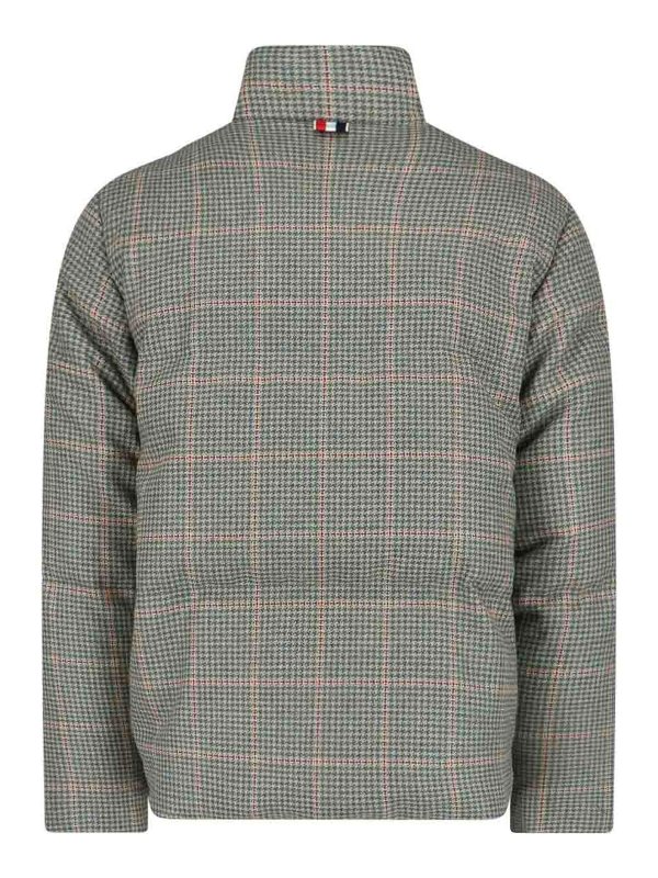 THOM BROWNE: padded jackets online - Reversible down jacket