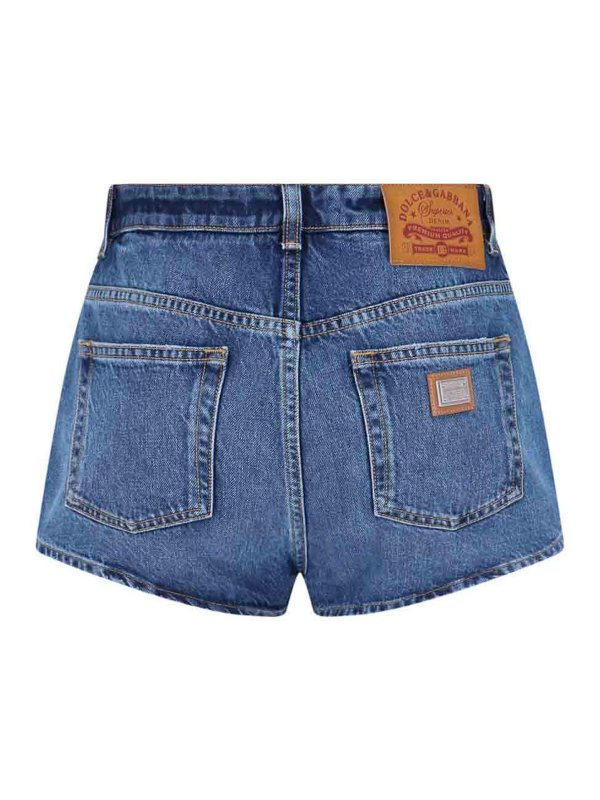 DOLCE & GABBANA: トラウザーショーツ online - ショートパンツ - ブルー