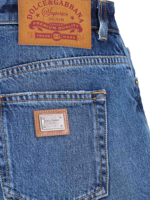 ショートパンツ - ブルー shop online: DOLCE & GABBANA