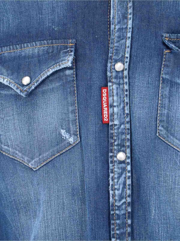 Western shirt shop online: DSQUARED2