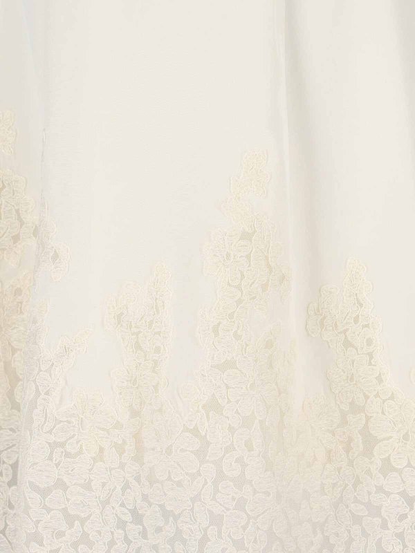 膝丈ドレス - 白 shop online: ERMANNO SCERVINO