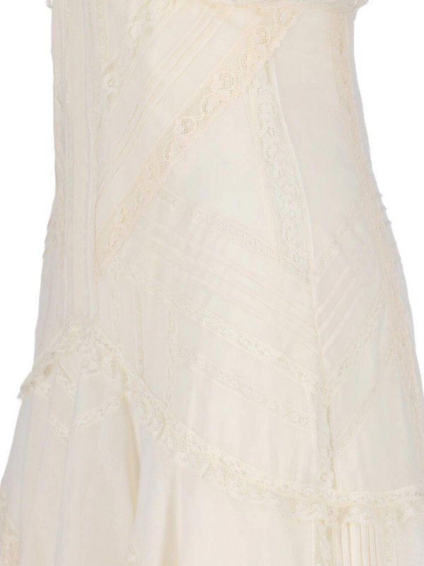The Best Shops ERMANNO SCERVINO: ニーレングスドレス - 膝丈ドレス - 白