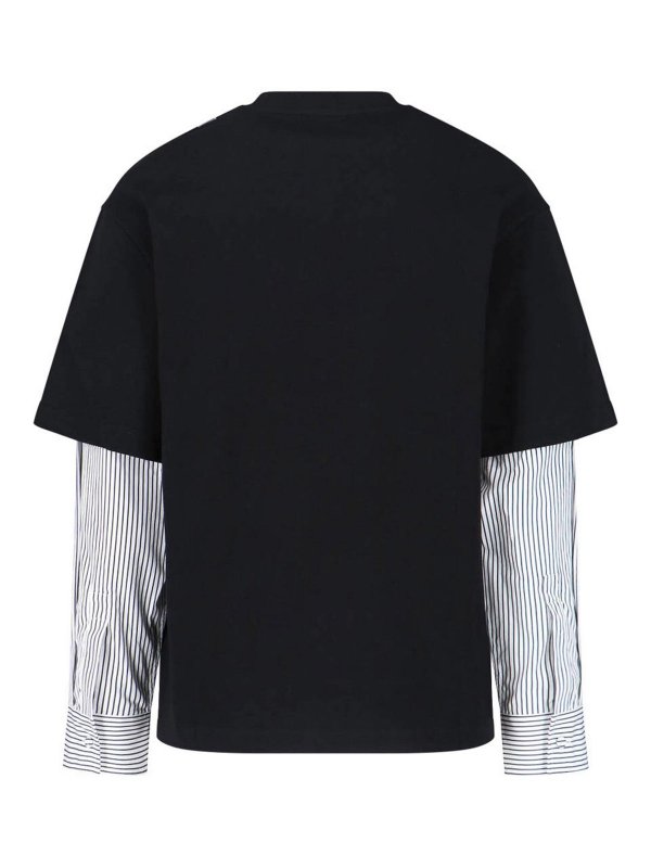 JIL SANDER: Camisetas online - Camiseta - Negro