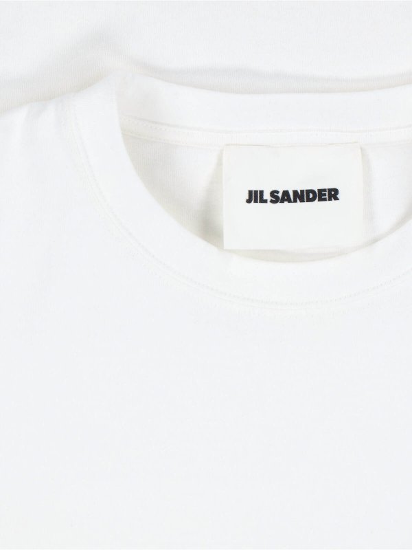 The Best Shops JIL SANDER: T-shirts - T-Shirt - Weiß