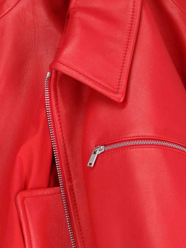 JIL SANDER buy online Leather Bomber Jacket