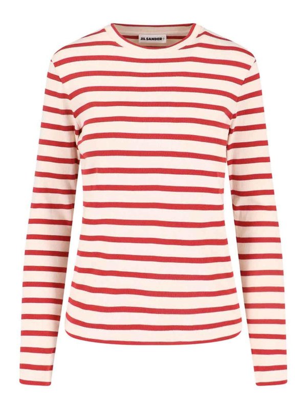 JIL SANDER: Camisetas - Camiseta - Rojo
