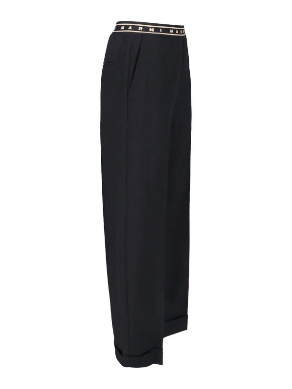 The Best Shops Marni: カジュアルトラウザー - カジュアルパンツ - 黒