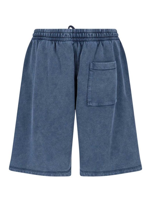 OFF-WHITE: Shorts online - Short - Bleu