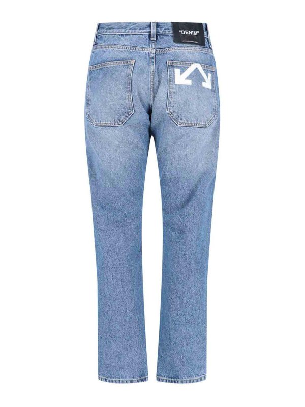 OFF-WHITE: straight leg jeans online - Straight Jeans