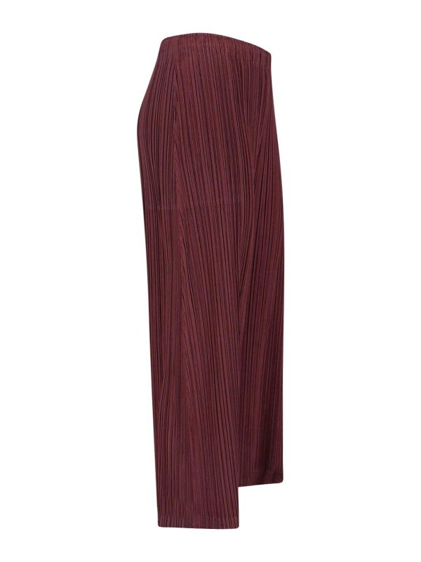 The Best Shops PLEATS PLEASE ISSEY MIYAKE: テーラードトラウザー - テーラードパンツ - 赤