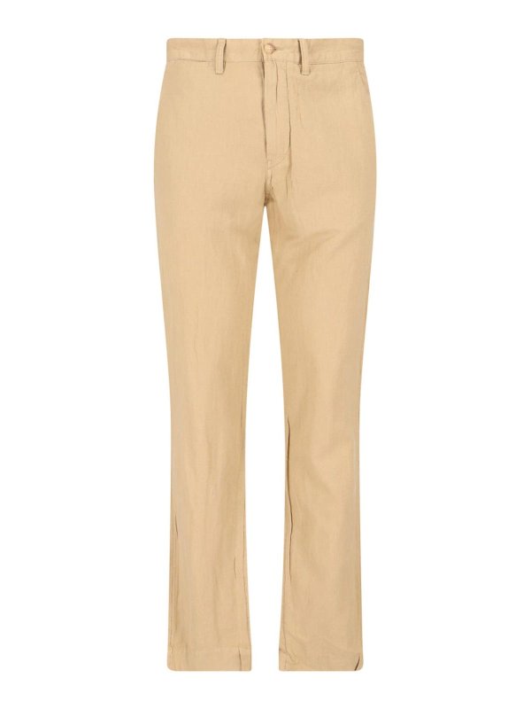 POLO RALPH LAUREN: カジュアルトラウザー - カジュアルパンツ - ベージュ
