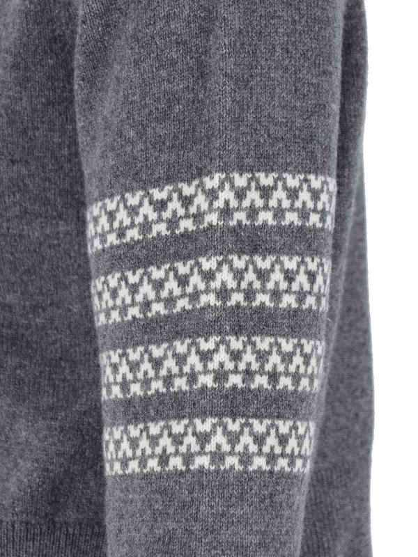 THOM BROWNE buy online Pull Col Rond - Gris