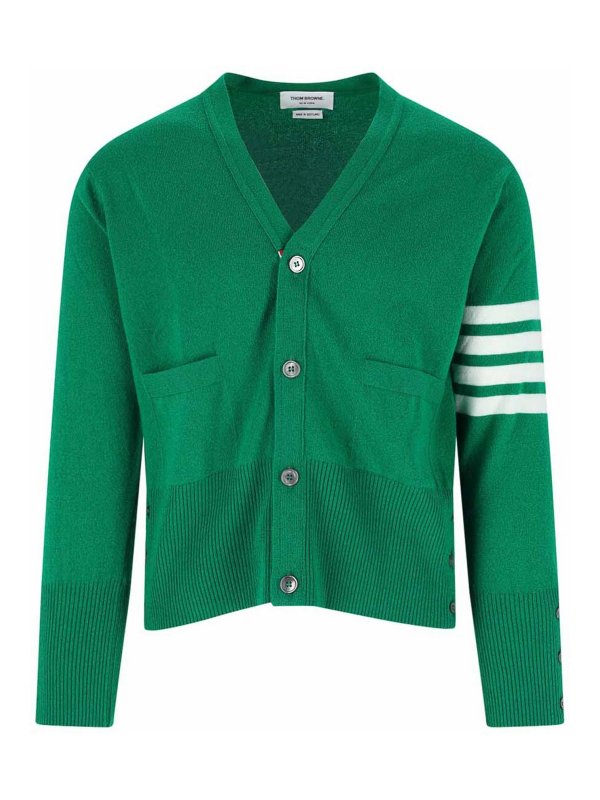 THOM BROWNE: カーディガン - カーディガン - 緑
