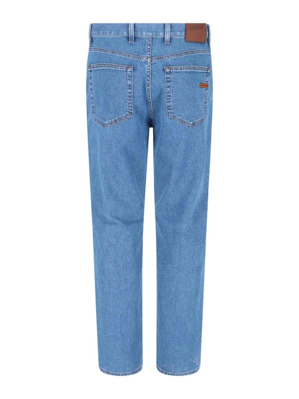 ZEGNA: Jeans Rectos online - Vaqueros Rectos - Azul