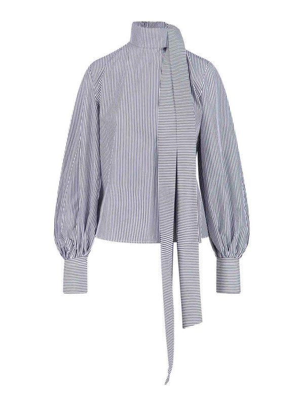 FINAMORE 1925: Blouses - Blouse - Bleu