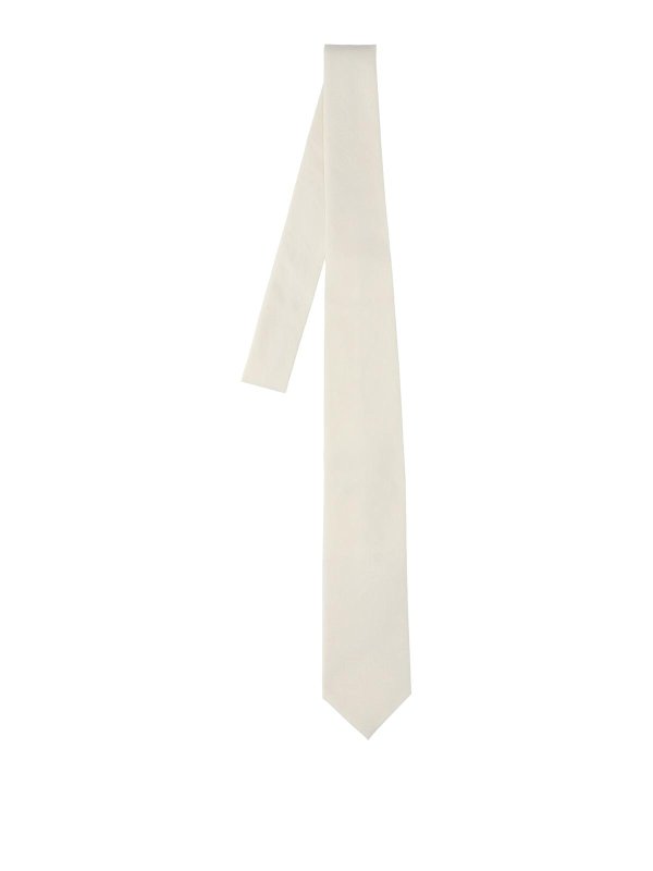 AURALEE: ネクタイ＆蝶ネクタイ - ネクタイ - 白