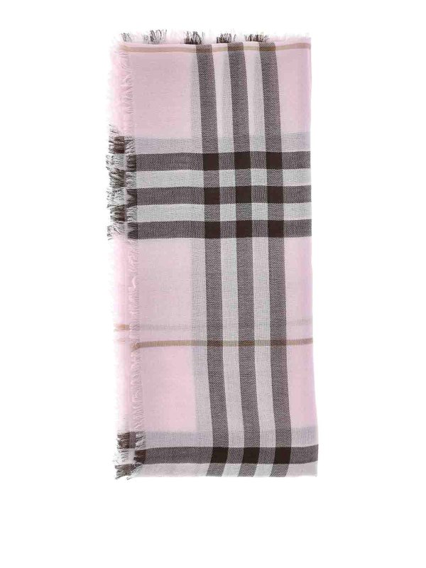 BURBERRY: scarves - Wool scarf
