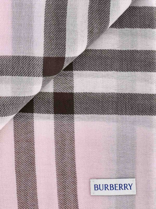 BURBERRY: scarves online - Wool scarf