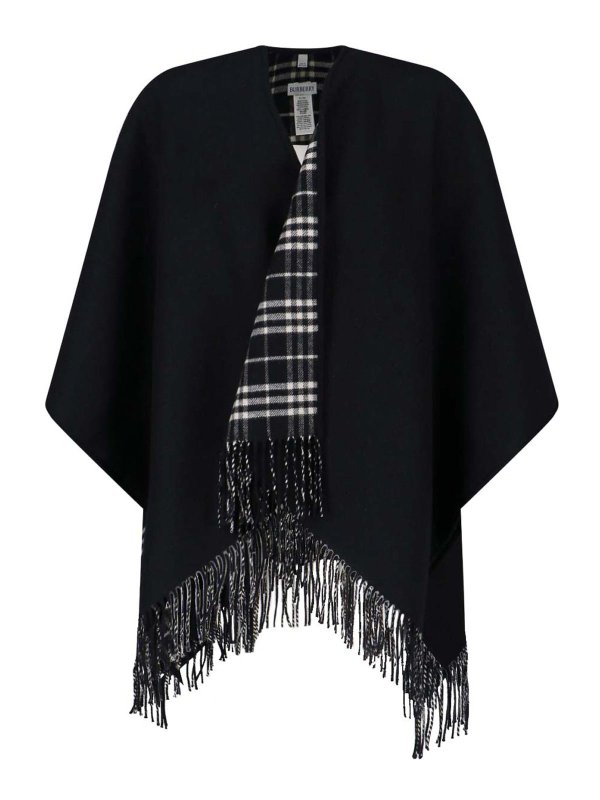 BURBERRY: knee length coats - Reversible cape