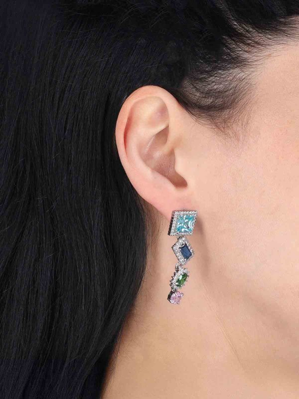 The Best Shops Maison Margiela: イヤリング - イヤリング - 銀